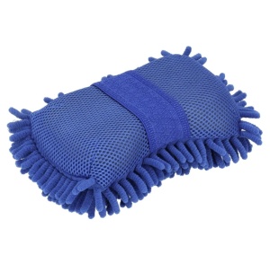 Burete microfibra spalat auto, 2 fete, 22x12x7 cm, 1200 g/m², Dedra - Img 2