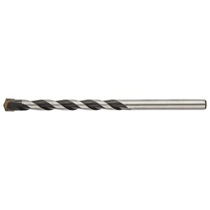Burghiu beton alb-negru, 5x80mm, varf tip 'fluture