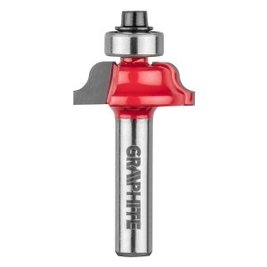 Burghiu freza pentru rotunjire decorativa, HM, 25.7x9.7mm, tija 8mm