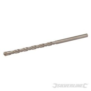 Burgiu pentru zidarie, BCA, taiere 4 muchii, cap tungsten, 12mm x 150mm, pentru mandrina rapida sau cu cheie, Silverline
