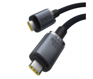 Cablu alimentare / date, 1.5m, USB-C la USB-C, suporta incarcare 100W, Thunderbolt, USB3.2, Baseus  - Img 4