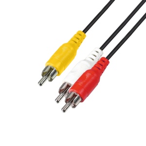 Cablu audio, 3 mufe RCA - 3 mufe RCA, 1,5 m