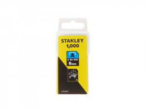 Capse otel zincat tip A, 6mm, 1000 buc, Stanley - Img 1