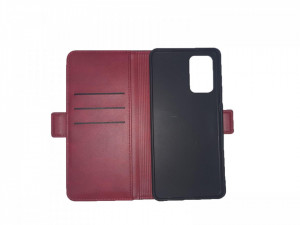 Carcasa telefon flip pentru Samsung Galaxy A72 5G, rosu, Rssviss - Img 3
