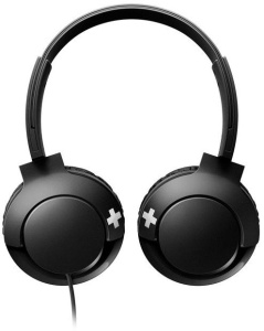 Casti Audio On-Ear Philips, SHL3075BK/00, cu fir, Microfon, BASS+, Negru - Img 3