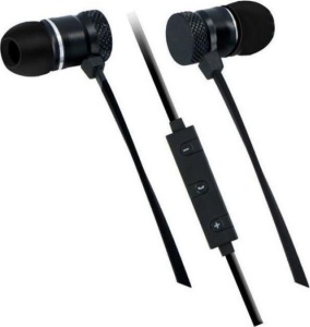 Casti audio stereo bluetooth, microfon incorporat, In-Ear, capete magnetice, telecomanda pe fir, Negru, Grundig - Img 3