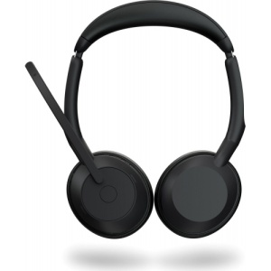 Casti profesionale call center, customer support, audio, Stereo, bluetooth, USB-C, negru, Jabra Evolve2 55, second hand - Img 2
