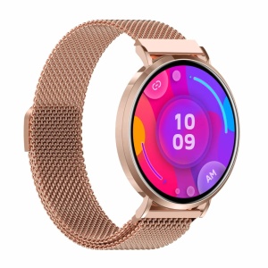 Ceas Smartwatch Denver SWC-394RG ROSE GOLD, Ecran AMOLED 1.32", curea metalica, Bluetooth Calling, autonomie pana la 5 zile - Img 10
