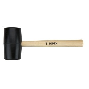 Ciocan cauciuc 63 mm, 680 g, maner lemn