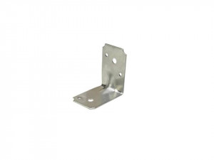 Coltar metalic INOX, pentru lemn cu ranforsare , 70 x 70 x 50mm , F.F. Group