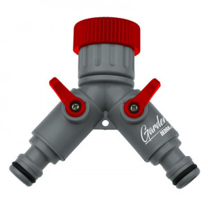 Conector plitter robinet dublu, robineti oprit/pornit, 1/2" , 3/4" , bulk, Dedra
