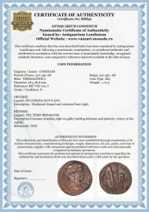 CONSTANS - AUGUSTUS ( 337-350 AD )- Moneda Antica Romana - Img 3