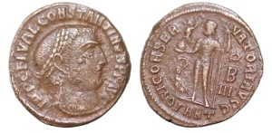 CONSTANTINE the GREAT ( 313-314 AD ) - Moneda Antica Romana