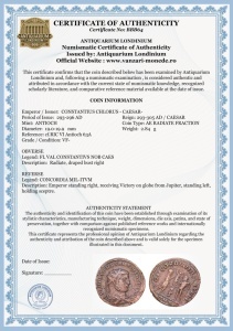 CONSTANTIUS I CHLORUS ( 293-296 AD ) - MONEDA ANTICA ROMANA - Img 2