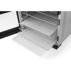 Deshidrator alimente Hendi Profi Line, 550 W, 6 tavi inox, temperatura reglabila 35-75 C, Gri, timer, panou de control digital - Img 2
