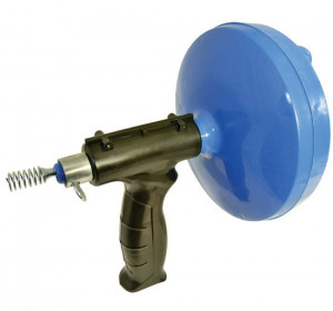 Dispozitiv desfundat canalizare, actionare manuala, cablu 6m, grosime 6mm , Silverline - Img 2