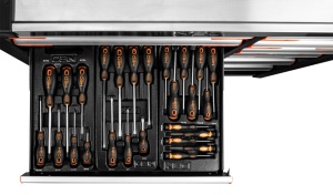 Dulap pentru scule complet echipat, 12 sertare, 229 scule, ideal service auto/moto, Neo - Img 3
