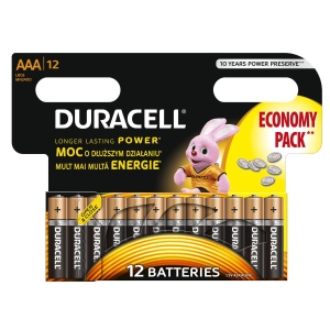 Duracell BSC baterii 12 buc AAA - DL