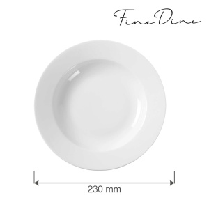 Farfurie adâncă Bianco 230 mm Fine Dine - Img 2