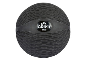 Fitness edzőlabda, 3 kg, gumi, Crivit