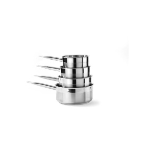 Fogantyús serpenyő, 2 literes, 18 cm átmérő x 8 cm magasság, rozsdamentes acél, Hendi Profi Line sorozat - Img 2