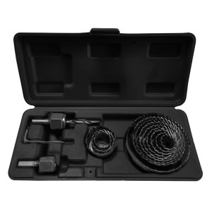 Freze cu adaptor, 19-76 mm, set 15 buc