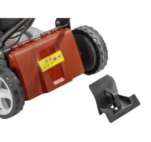 Fűnyíró benzinmotorral, vontatás nélkül, 139cm3, késszélesség 43cm, Dedra - Img 2