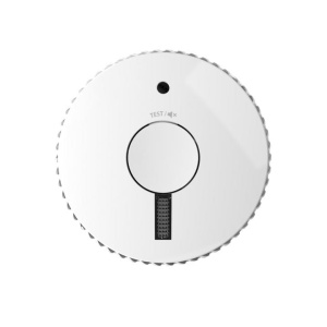 Füstérzékelő, tápegység 2 db 1,5V-os (AA) elem, LED figyelmeztetés, fotoelektromos, optikai, FireAngel