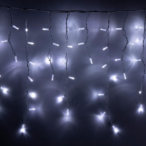 Ghirlanda luminoasa, 200 LED-uri, cablu alb, pentru utilizare în exterior - Img 2