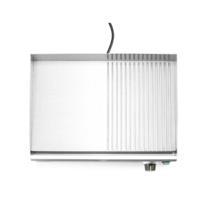 Gratar electric HENDI, Kitchen 1/2 neted, 1/2 striat 220-240V/2400W, 527x404x(H)233mm - Img 2