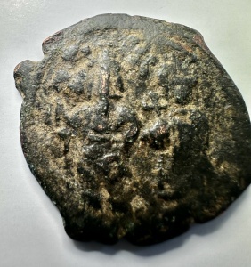 HERACLIUS & HERACLIUS CONSTANTINE ( 610-641 ) -Moneda Medievala Bizantina