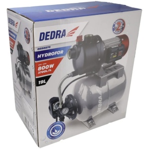 Hidrofor apa, 800W, butelie 19L, adancime 8m, inaltime pompare 40m, Dedra - Img 2