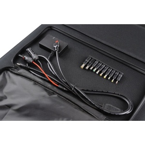 Hordozható napelem, összecsukható, 200W, beépített inverter 12-18V 8.8Ah, USB 5V 2.4Ah, Dedra - Img 5