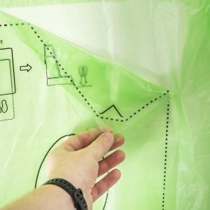 Husa de protectie pentru scaune, folie ECO 5in1 - Img 4