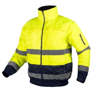 Jacheta de lucru de avertizare 3in1, izolata, galben si albastru marin, marimea M