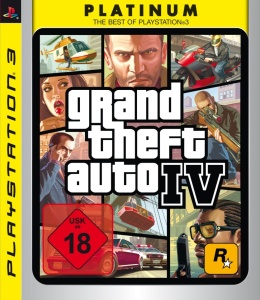 Játék Grand Theft Auto 4 PLATINUM EDITION, GTA4 for Playstation 3, PS3, GRAD A, használtan
