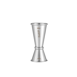 Jigger 20/40 ml, BarUp, 0,04L, Argintiu, ⌀42x(H)100mm, Rotund