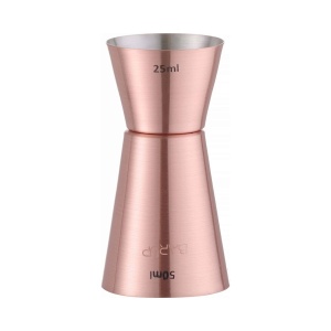 Jigger 25/50 ml, Bar up, Cupru, ø42x(H)86mm