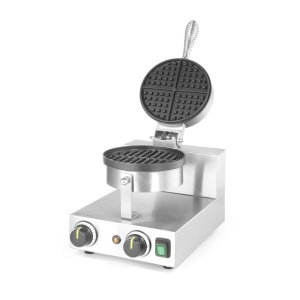 Kerek gofrisütő, 19 cm átmérőjű, 1000 W, időzítővel, állítható hőmérséklet-szabályozóval, Hendic - Img 9
