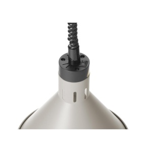 Lampa de caldura conica, HENDI, alba, diamaetru 275x(H)250mm, 230V/250W - Img 2