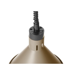 Lampa de caldura conica, HENDI, bej, 230V/250W, 275x(H)250mm - Img 2
