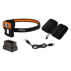 Lampa frontala reincarcabila 500lm cu baza de incarcare