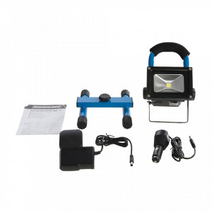 Lampa portabila de lucru cu acumulator intern, 220v, 12V auto, 5W LED COB, 360lmn, Silverline - Img 6