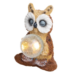 Lampa solara, bufnita - Img 2