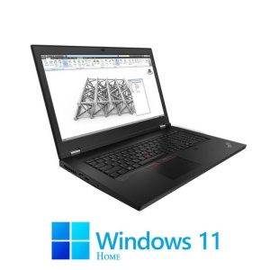 Laptop Lenovo P17 Gen 1, i7-10850H, SSD, Display NOU, Quadro T2000, Win 11 Home