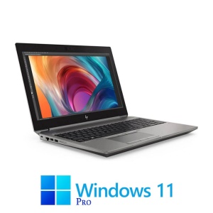 Laptopuri HP Zbook 15 G6, i7-9850H, 32GB, 1TB SSD, Quadro T2000 4GB, Win 11 Pro