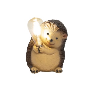 Lumină solară de grădină, arici cu bec - Img 2
