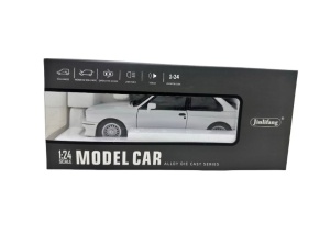 Macheta premium 1:24, BMW M3 E30, ALB, full metal, lumini, sunete, JLF - Img 3