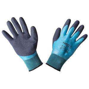 Manusi de lucru, din poliester acoperit cu latex (2 straturi), 3141X, marimea 9