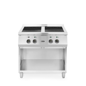 Masina de gatit cu inductie, 4 arzatoare, spatiu depozitare,17000 W,Hendi, 800x700x(H)870mm - Img 1